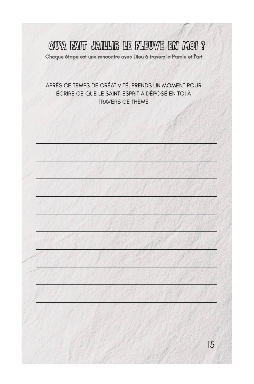MON JOURNAL DE CRÉATIVITÉ PROPHÉTIQUE — PRODUIT DIGITAL