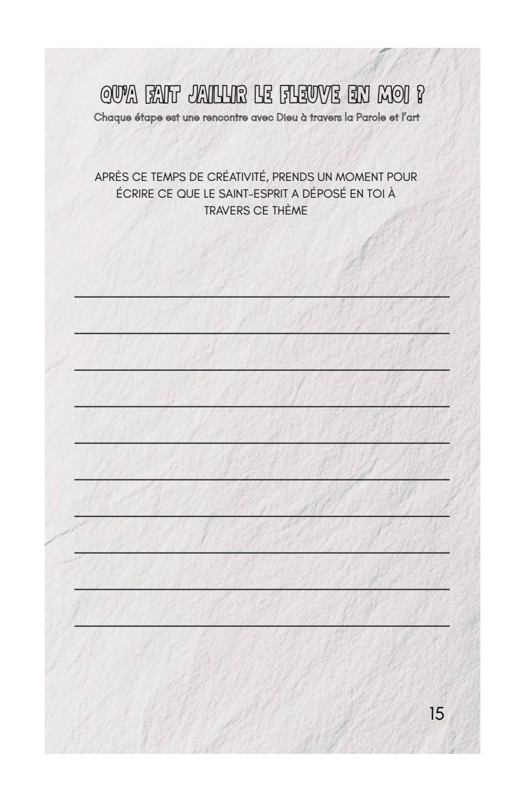 MON JOURNAL DE CRÉATIVITÉ PROPHÉTIQUE — PRODUIT DIGITAL